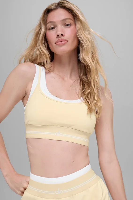 Reggiseno Airbrush Better Together - Giallo candela/Bianco