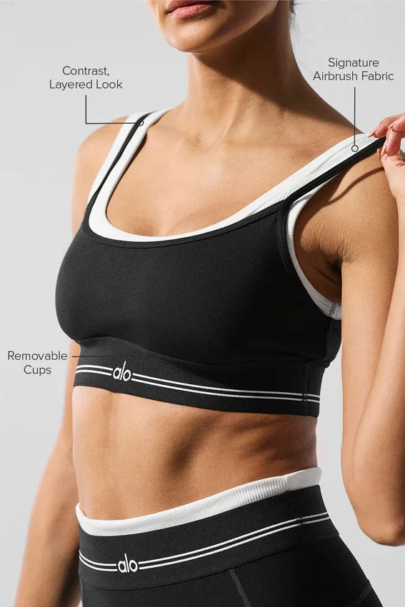 Reggiseno Airbrush Better Together - Nero/Bianco