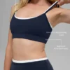 Reggiseno Airbrush Double Up - Blu navy/Bianco