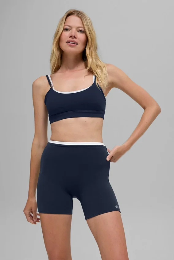 Reggiseno Airbrush Double Up - Blu navy/Bianco