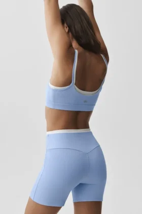 Reggiseno Airbrush Double Up – Blu Provenza chiaro/Bianco
