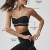 Reggiseno Airbrush Fast Track - Nero/Bianco