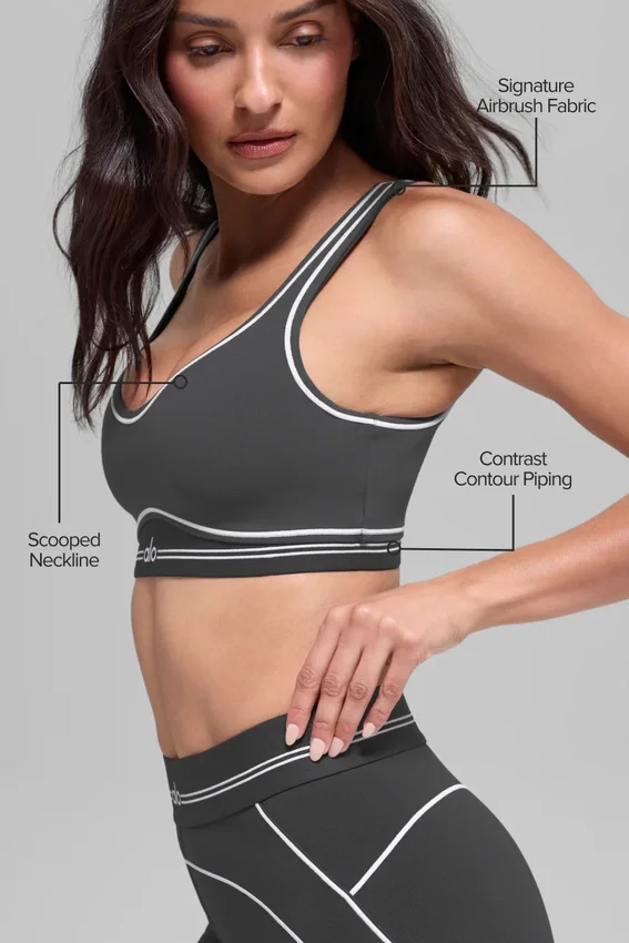 Reggiseno Airbrush Heart Throb - Antracite/Bianco
