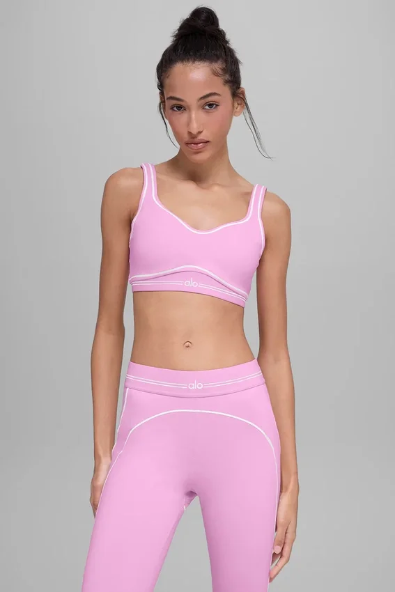 Reggiseno Airbrush Heart Throb - Rosa Candy Heart/Bianco
