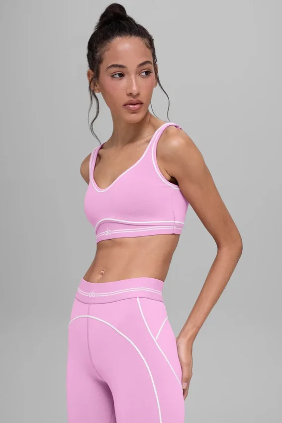 Reggiseno Airbrush Heart Throb - Rosa Candy Heart/Bianco