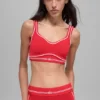 Reggiseno Airbrush Heart Throb - Rosso brillante/Bianco