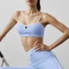 Reggiseno Airbrush Race Pace - Blu Provenza chiaro/Bianco
