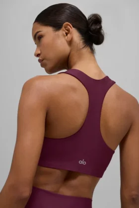Reggiseno Airlift Advantage con dorso a vogatore – Borgogna