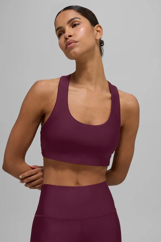 Reggiseno Airlift Advantage con dorso a vogatore - Borgogna
