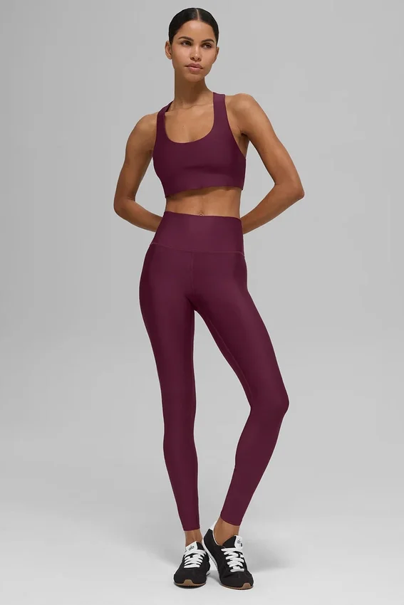 Reggiseno Airlift Advantage con dorso a vogatore - Borgogna