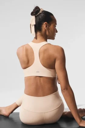Reggiseno Airlift Advantage con dorso a vogatore – Macadamia