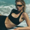 Reggiseno Airlift Advantage con dorso a vogatore - Nero