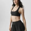 Reggiseno Airlift Advantage con dorso a vogatore - Nero