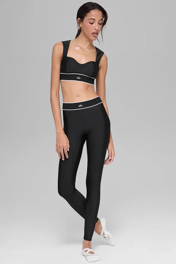 Reggiseno Airlift Alignment - Nero/Bianco