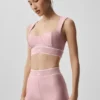 Reggiseno Airlift Alignment - Rosa vintage/Bianco