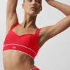 Reggiseno Airlift Alignment - Rosso brillante/Bianco