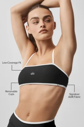 Reggiseno Airlift Charger – Nero/Bianco