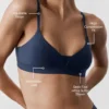 Reggiseno Airlift Fine Line - Blu navy