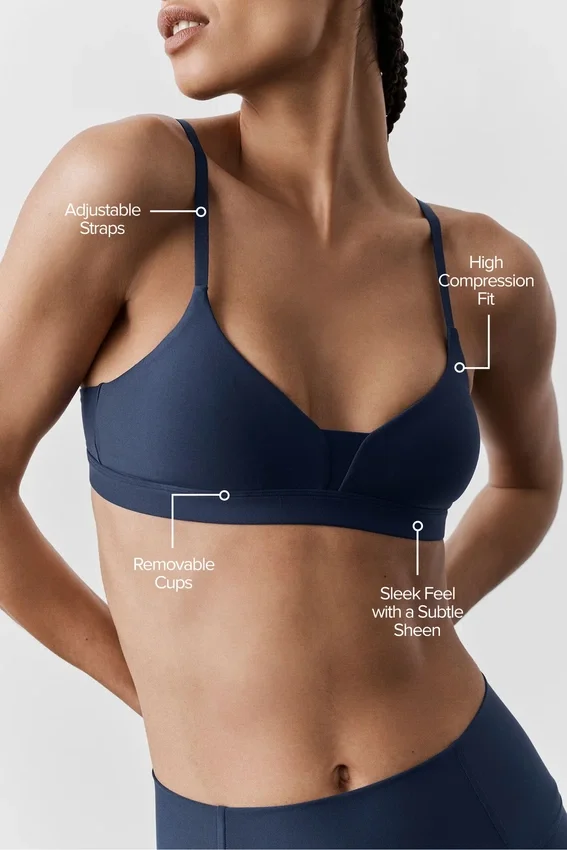 Reggiseno Airlift Fine Line - Blu navy