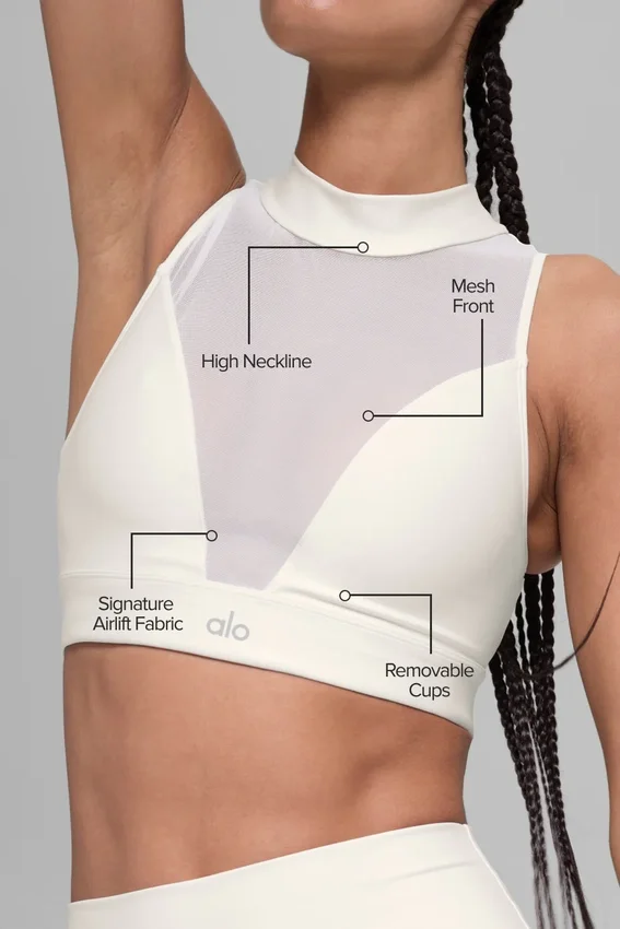 Reggiseno Airlift Mesh Infatuation - Avorio