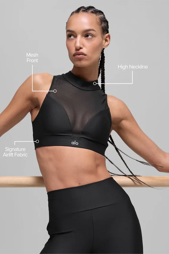 Reggiseno Airlift Mesh Infatuation - Nero