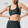 Reggiseno Airlift Rebel - Verde antracite