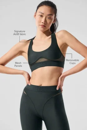 Reggiseno Airlift Rebel – Verde antracite