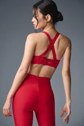 Reggiseno Airlift Strength – Rosso intenso