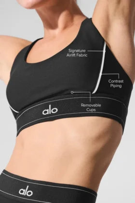 Reggiseno Airlift Suit up – Nero/Bianco