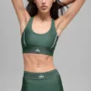 Reggiseno Airlift Suit Up - Verde trifoglio/Bianco