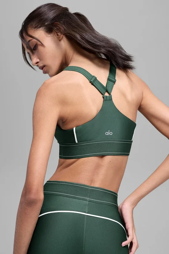 Reggiseno Airlift Suit Up - Verde trifoglio/Bianco