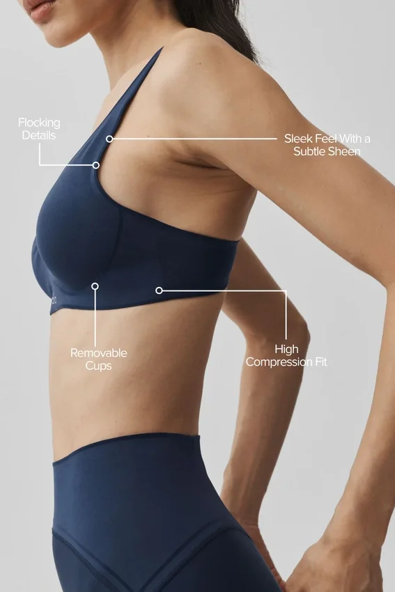 Reggiseno Airlift Top-Notch - Blu navy