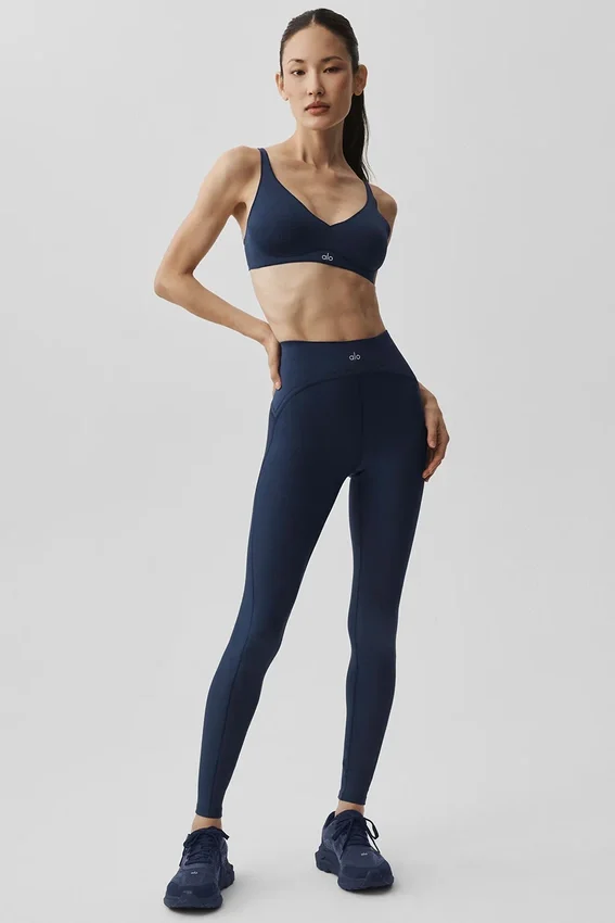 High-Waist Airlift Top-Notch Legging - Blu navy