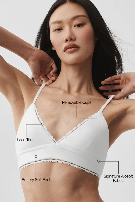 Reggiseno Alosoft Affection - Bianco