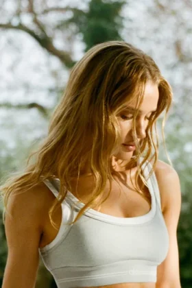 Reggiseno Alosoft Better Together - Grigio melange sportivo/Bianco