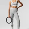 Reggiseno Alosoft Better Together - Grigio melange sportivo/Bianco