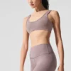 Reggiseno Alosoft Center Stage - Rosa scuro Quartz Heather
