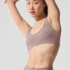 Reggiseno Alosoft Center Stage - Rosa scuro Quartz Heather