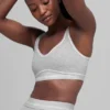Reggiseno Alosoft Heart Throb - Grigio melange sportivo/Bianco