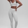 Reggiseno Alosoft Heart Throb - Grigio melange sportivo/Bianco