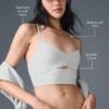Reggiseno Alosoft Highlight - Grigio melange sportivo