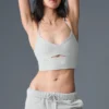 Reggiseno Alosoft Highlight - Grigio melange sportivo