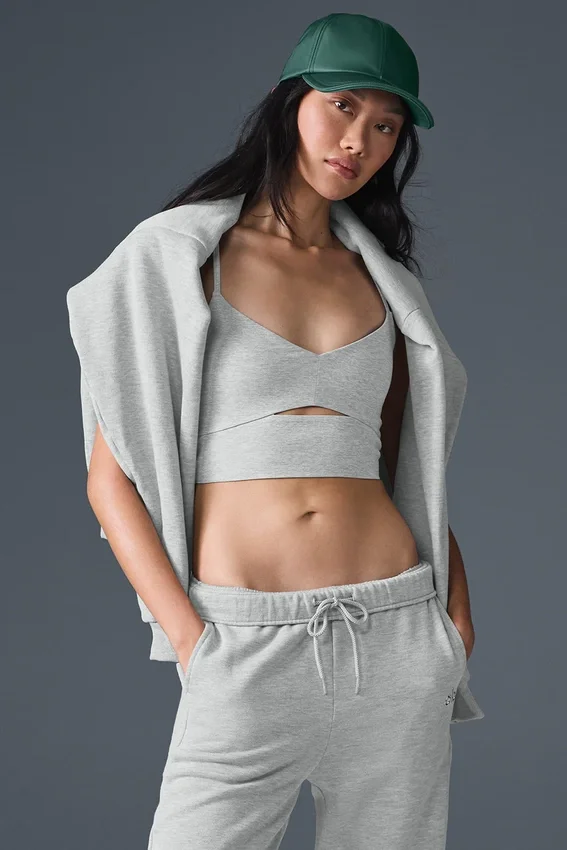 Reggiseno Alosoft Highlight - Grigio melange sportivo