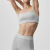 Reggiseno Alosoft Relay - Grigio melange sportivo/Bianco