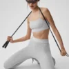 Reggiseno Alosoft Relay - Grigio melange sportivo/Bianco