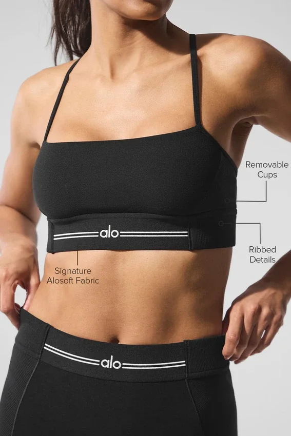 Reggiseno Alosoft Relay - Nero/Bianco