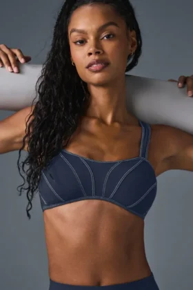 Reggiseno Alosoft Sunray - Blu navy/Avorio