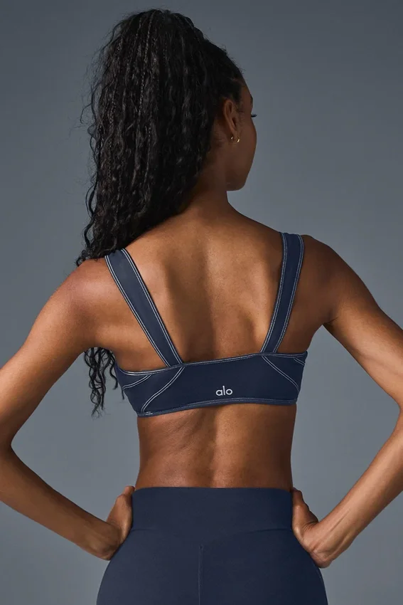 Reggiseno Alosoft Sunray - Blu navy/Avorio