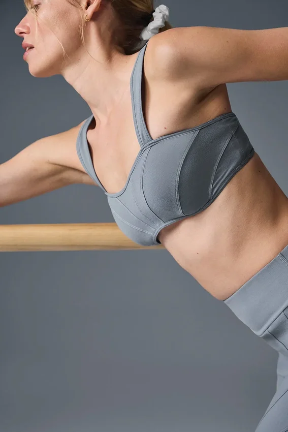 Reggiseno Alosoft Sunray - Grigio acciaio/Grigio
