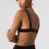 Reggiseno Dreamer in micro-velluto a coste - Nero
